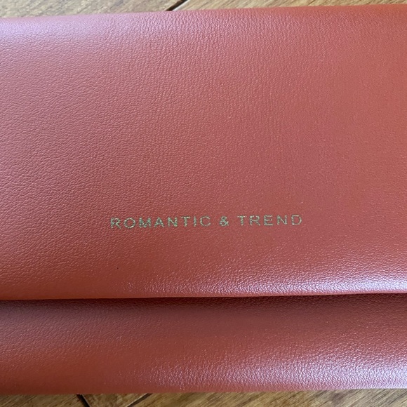 Burnt Orange Vegan Wallet - Picture 7 of 13